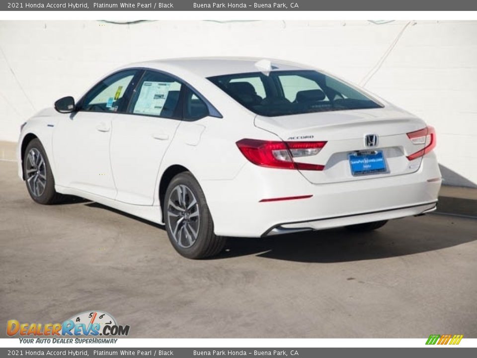 2021 Honda Accord Hybrid Platinum White Pearl / Black Photo #2