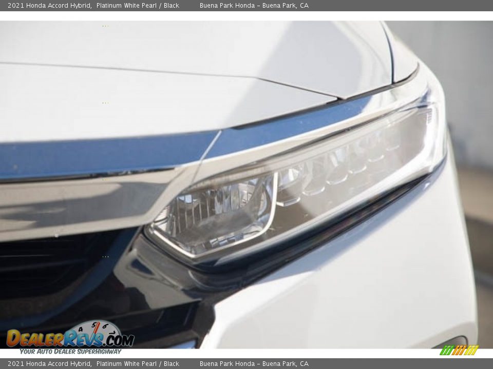 2021 Honda Accord Hybrid Platinum White Pearl / Black Photo #5