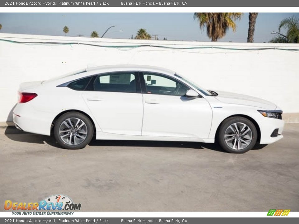 2021 Honda Accord Hybrid Platinum White Pearl / Black Photo #10