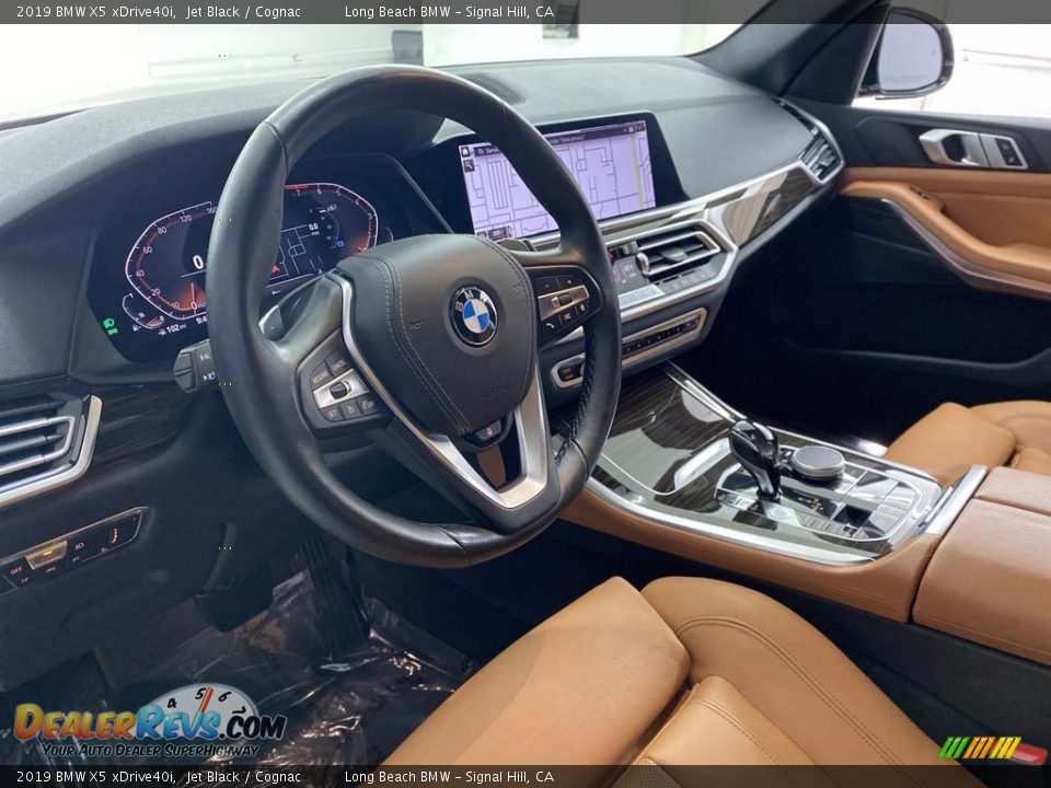 2019 BMW X5 xDrive40i Jet Black / Cognac Photo #16