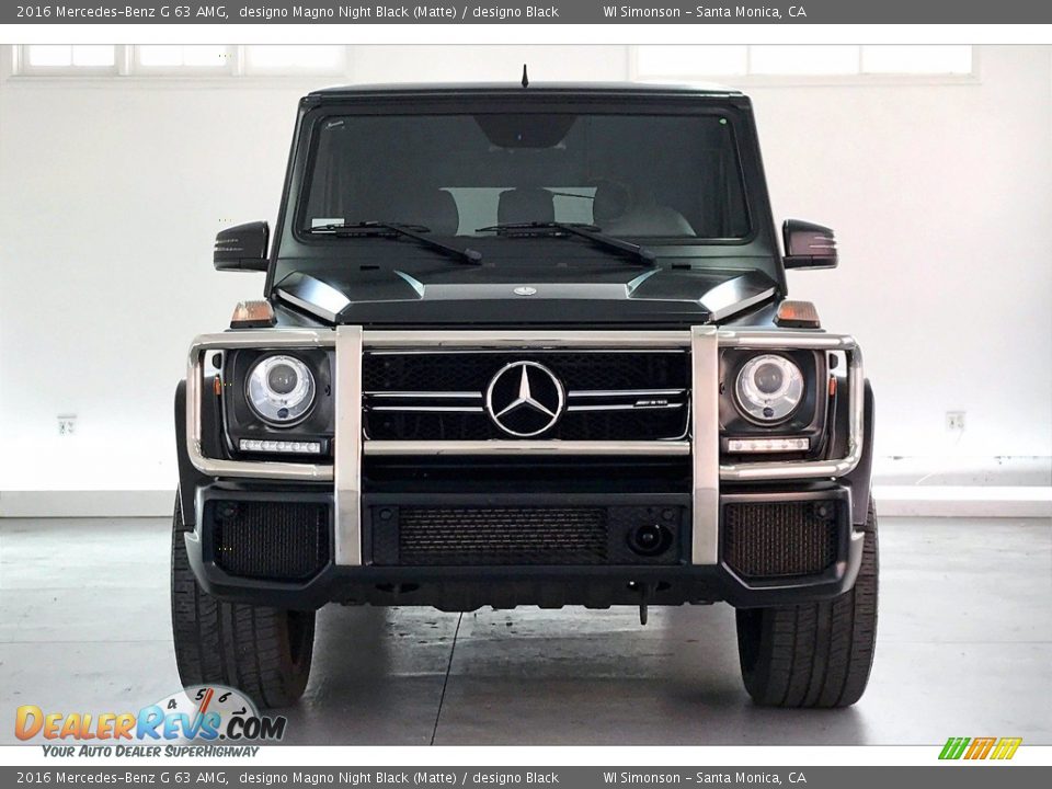 2016 Mercedes-Benz G 63 AMG designo Magno Night Black (Matte) / designo Black Photo #2