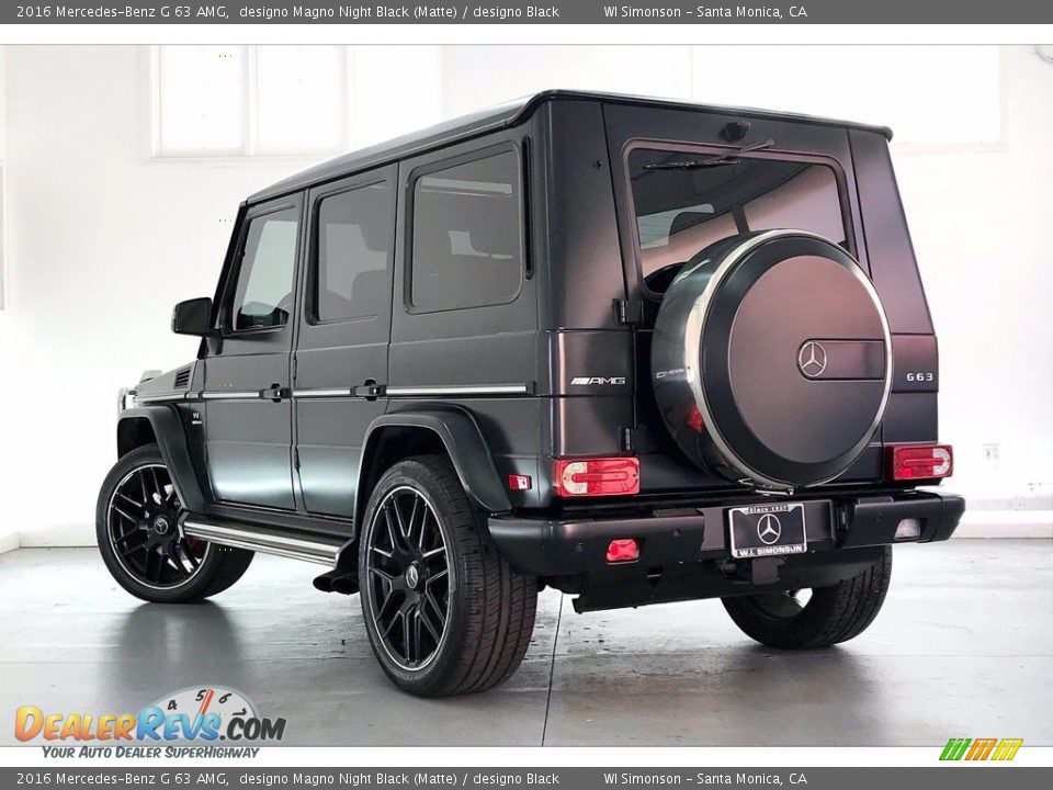 2016 Mercedes-Benz G 63 AMG designo Magno Night Black (Matte) / designo Black Photo #10