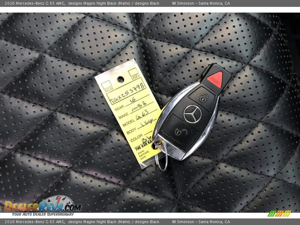 2016 Mercedes-Benz G 63 AMG designo Magno Night Black (Matte) / designo Black Photo #11