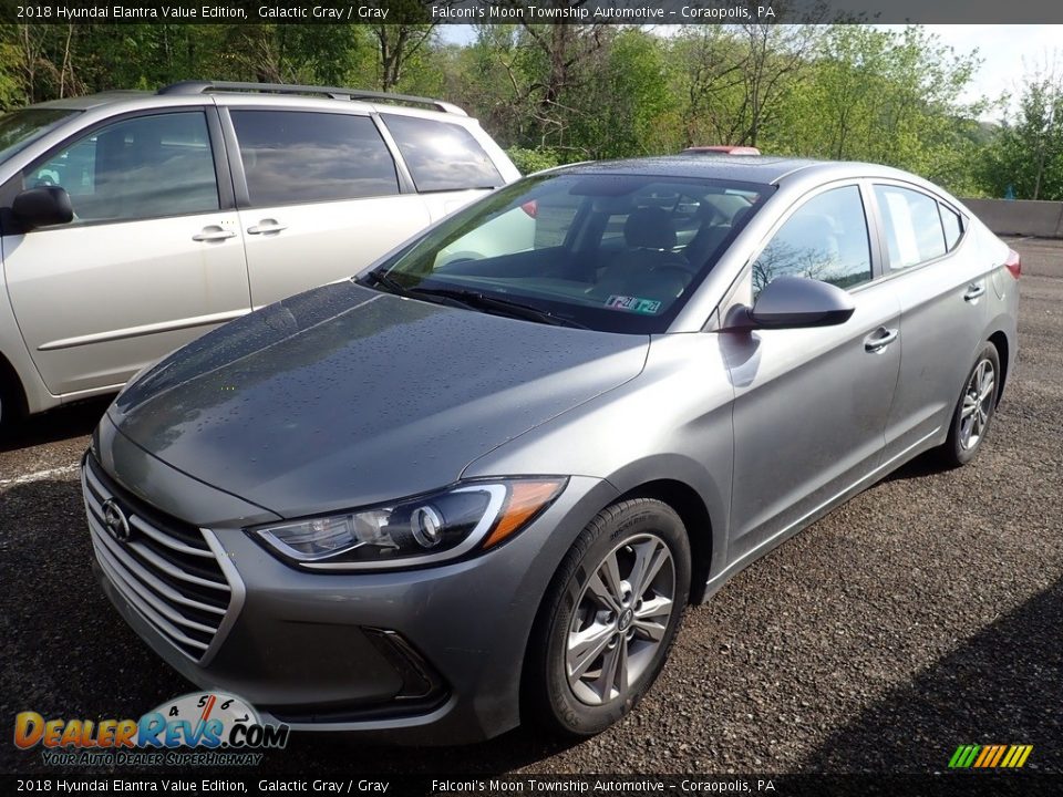 2018 Hyundai Elantra Value Edition Galactic Gray / Gray Photo #1