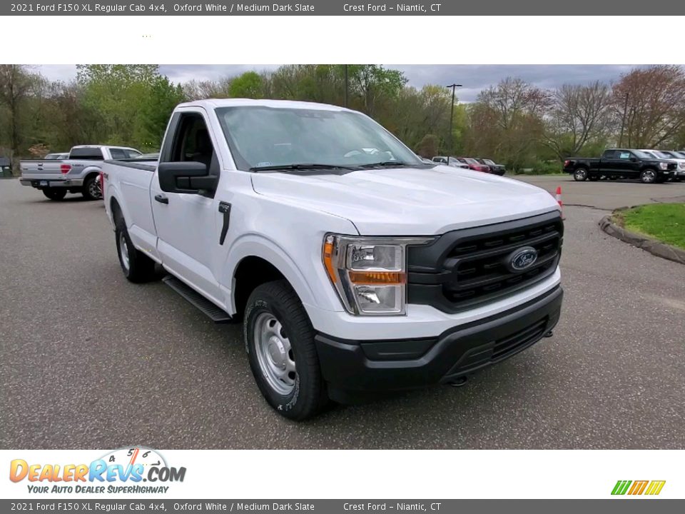 2021 Ford F150 XL Regular Cab 4x4 Oxford White / Medium Dark Slate Photo #1