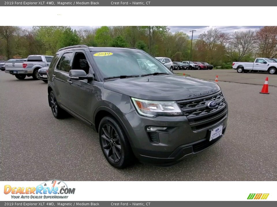 2019 Ford Explorer XLT 4WD Magnetic / Medium Black Photo #1