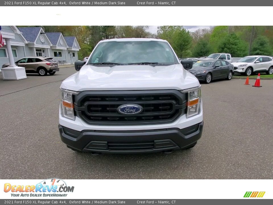 2021 Ford F150 XL Regular Cab 4x4 Oxford White / Medium Dark Slate Photo #2