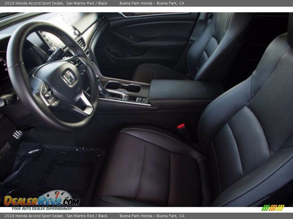 2019 Honda Accord Sport Sedan San Marino Red / Black Photo #3