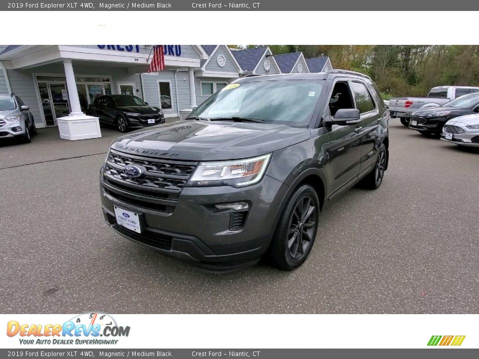 2019 Ford Explorer XLT 4WD Magnetic / Medium Black Photo #3