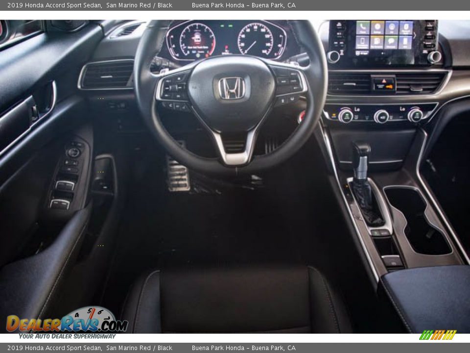 2019 Honda Accord Sport Sedan San Marino Red / Black Photo #5