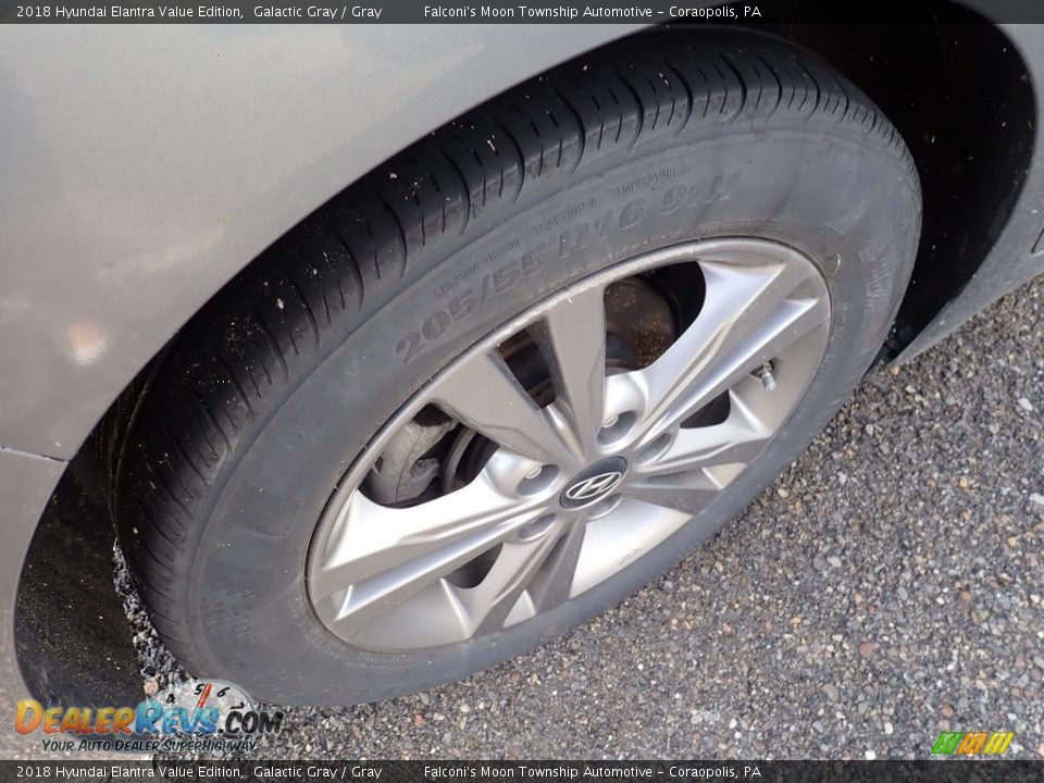 2018 Hyundai Elantra Value Edition Galactic Gray / Gray Photo #5