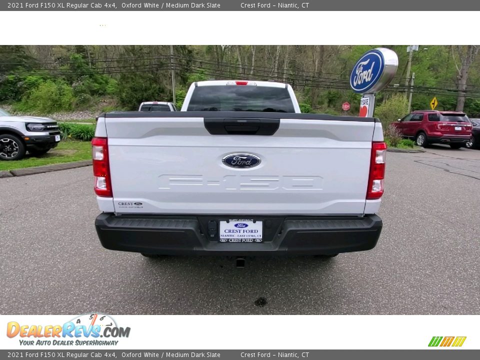 2021 Ford F150 XL Regular Cab 4x4 Oxford White / Medium Dark Slate Photo #6