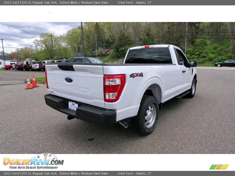 2021 Ford F150 XL Regular Cab 4x4 Oxford White / Medium Dark Slate Photo #7