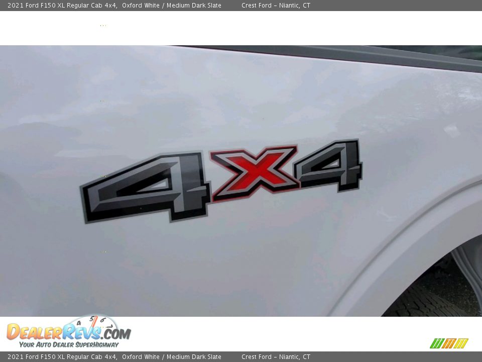 2021 Ford F150 XL Regular Cab 4x4 Oxford White / Medium Dark Slate Photo #9