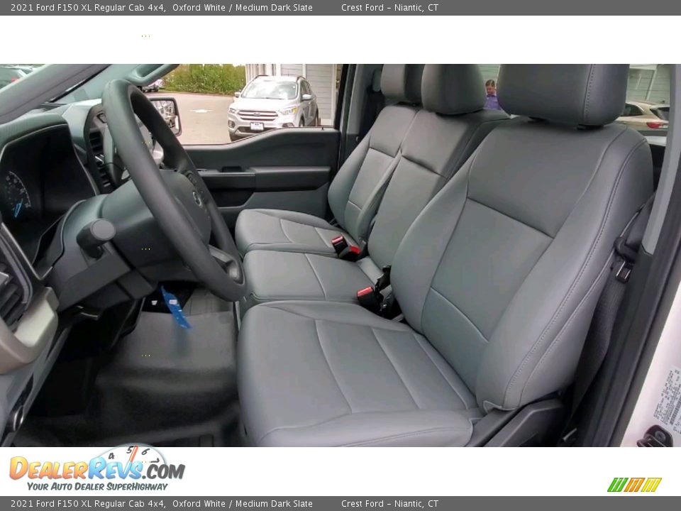 2021 Ford F150 XL Regular Cab 4x4 Oxford White / Medium Dark Slate Photo #11
