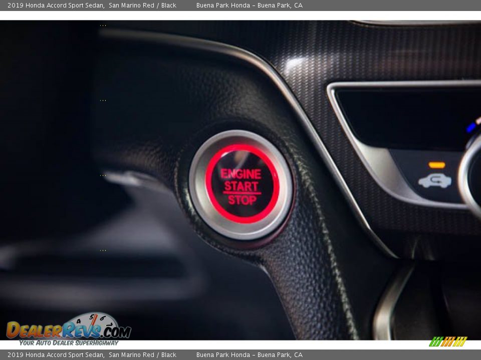 2019 Honda Accord Sport Sedan San Marino Red / Black Photo #17