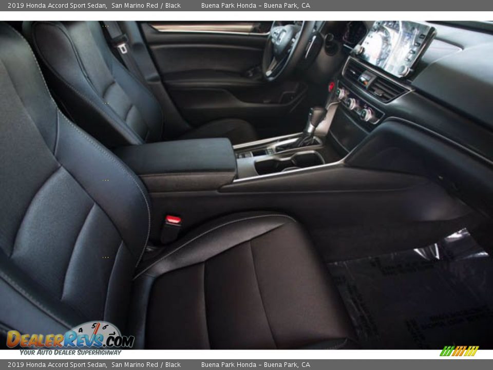 2019 Honda Accord Sport Sedan San Marino Red / Black Photo #23