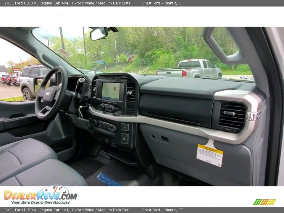 2021 Ford F150 XL Regular Cab 4x4 Oxford White / Medium Dark Slate Photo #21