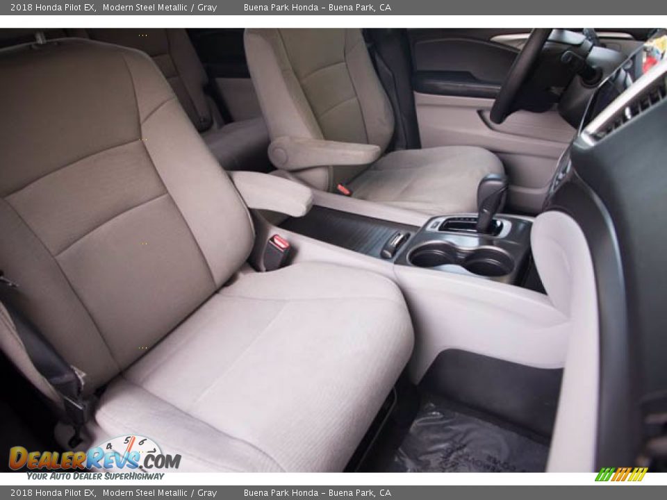 2018 Honda Pilot EX Modern Steel Metallic / Gray Photo #24