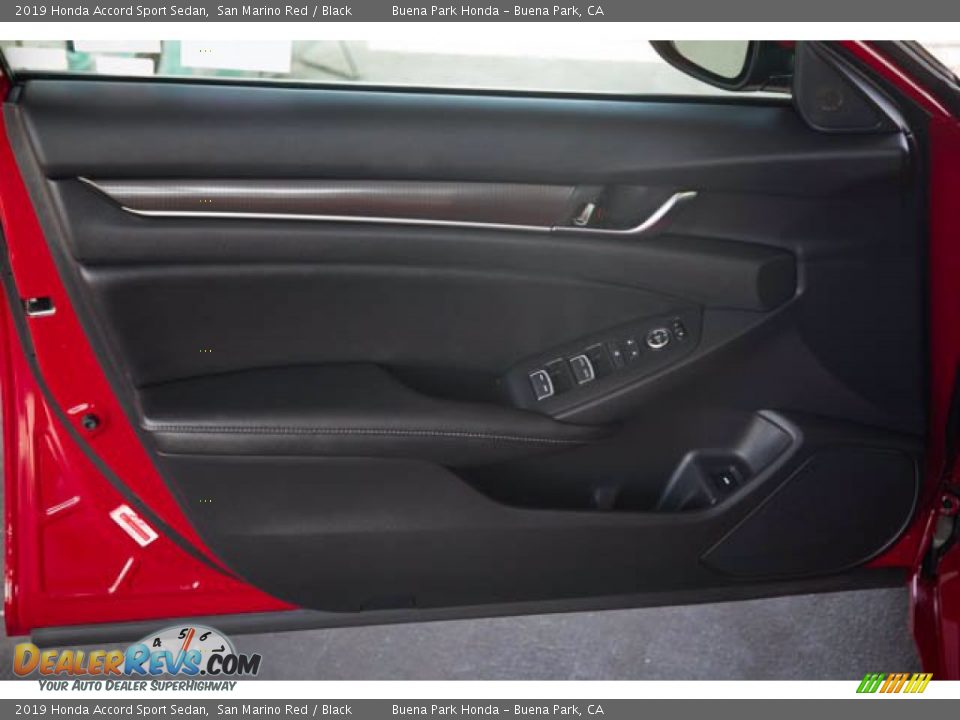 2019 Honda Accord Sport Sedan San Marino Red / Black Photo #28