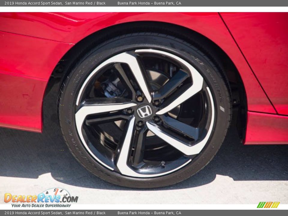 2019 Honda Accord Sport Sedan San Marino Red / Black Photo #34