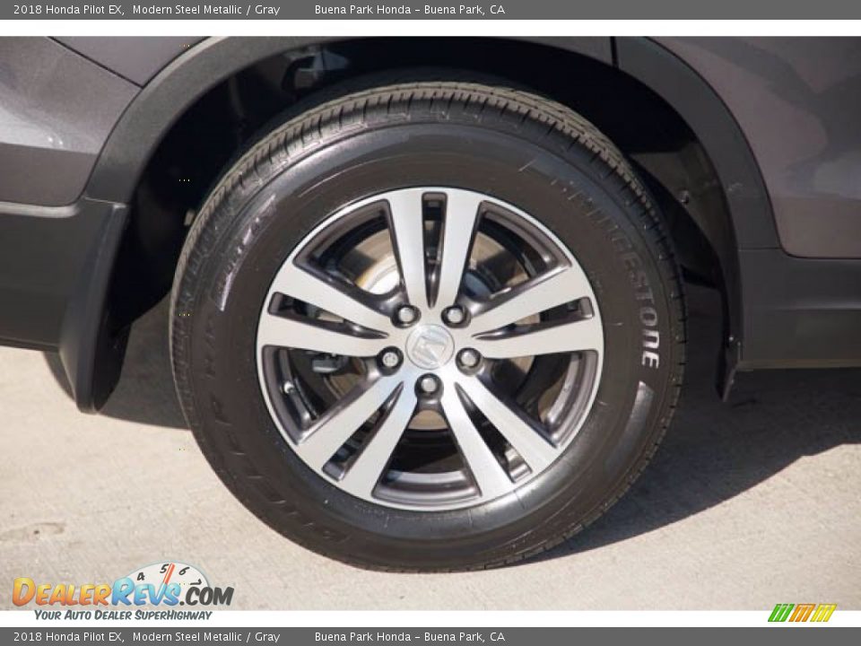 2018 Honda Pilot EX Modern Steel Metallic / Gray Photo #35