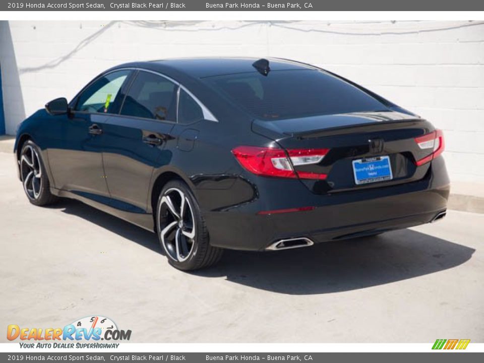 2019 Honda Accord Sport Sedan Crystal Black Pearl / Black Photo #2