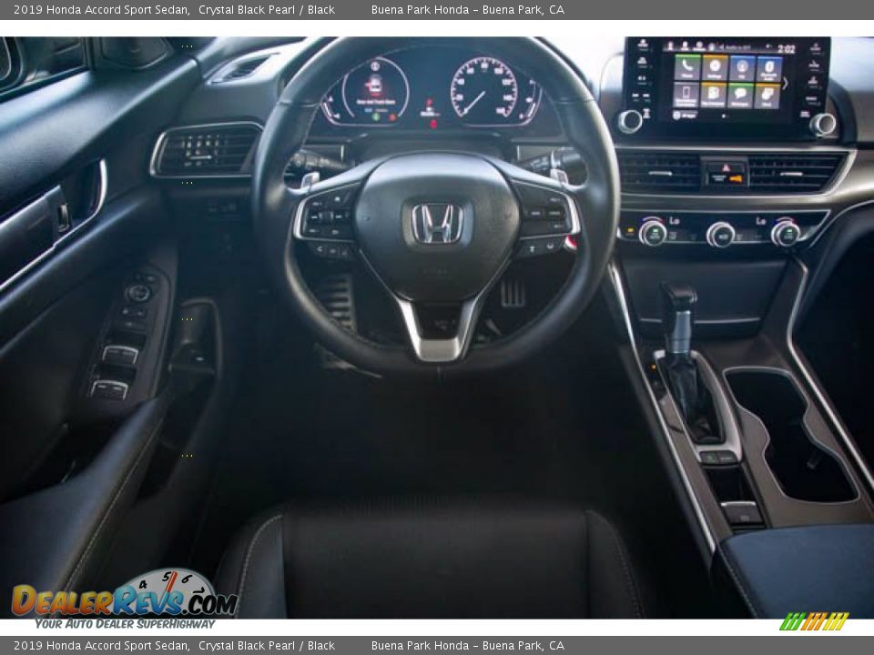 2019 Honda Accord Sport Sedan Crystal Black Pearl / Black Photo #5