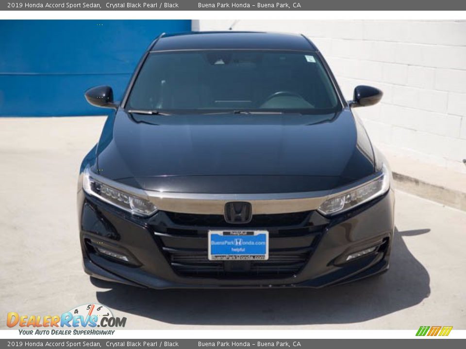 2019 Honda Accord Sport Sedan Crystal Black Pearl / Black Photo #7