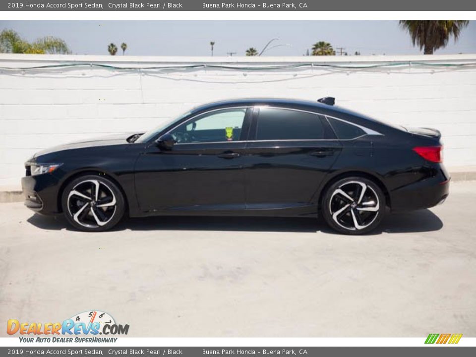 2019 Honda Accord Sport Sedan Crystal Black Pearl / Black Photo #8