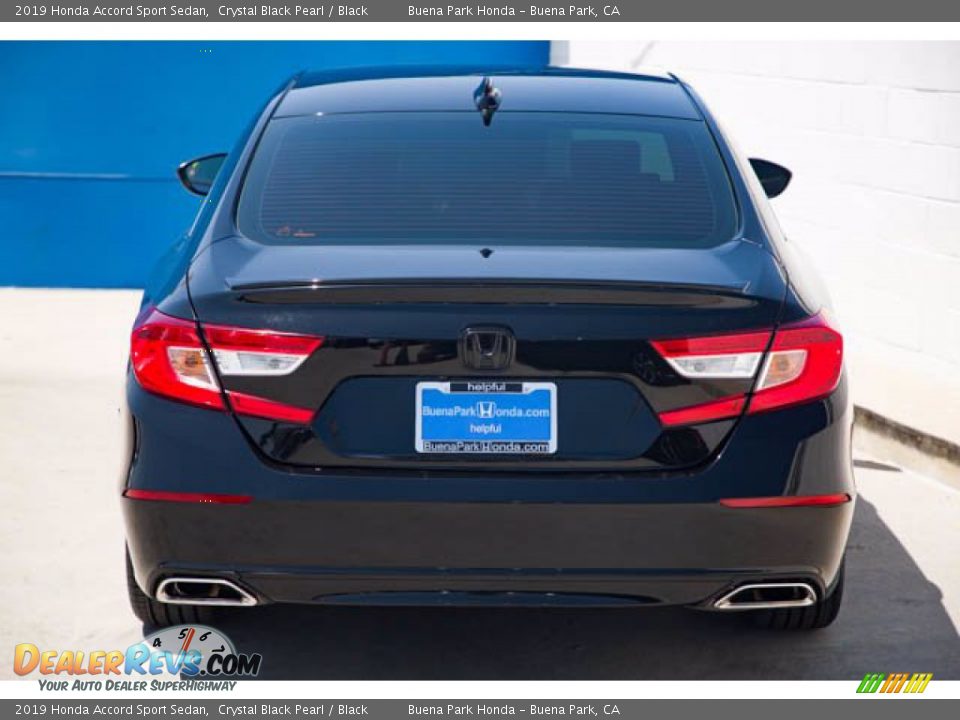 2019 Honda Accord Sport Sedan Crystal Black Pearl / Black Photo #9