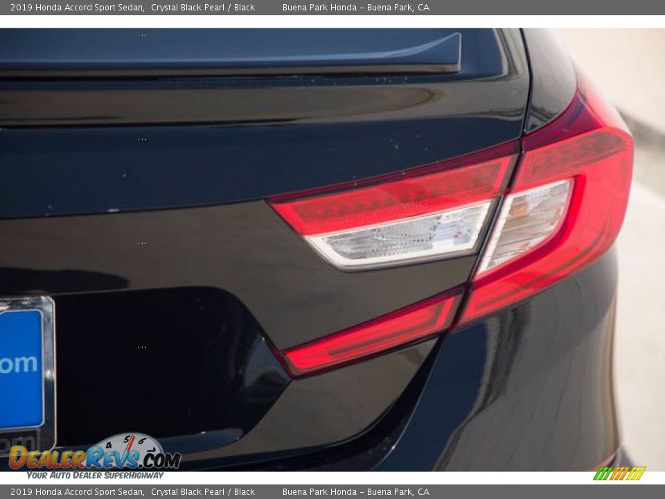 2019 Honda Accord Sport Sedan Crystal Black Pearl / Black Photo #11