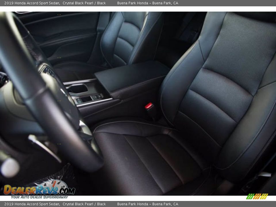 2019 Honda Accord Sport Sedan Crystal Black Pearl / Black Photo #18