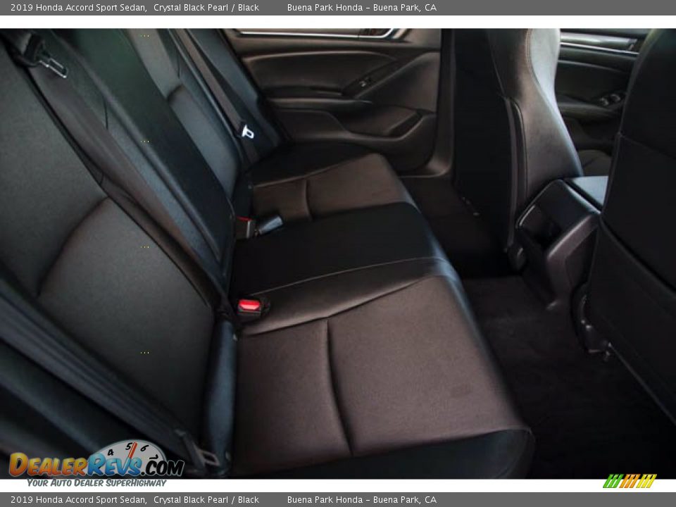 2019 Honda Accord Sport Sedan Crystal Black Pearl / Black Photo #21