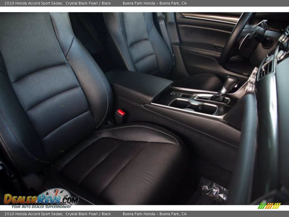 2019 Honda Accord Sport Sedan Crystal Black Pearl / Black Photo #24