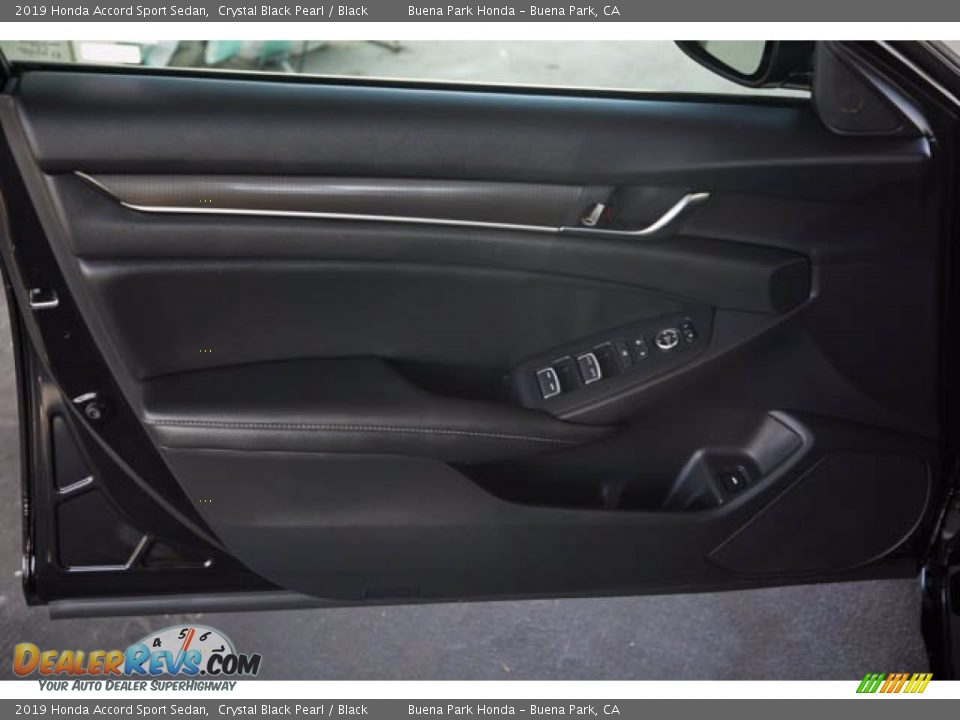 2019 Honda Accord Sport Sedan Crystal Black Pearl / Black Photo #28