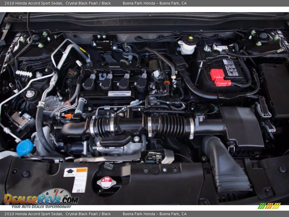 2019 Honda Accord Sport Sedan Crystal Black Pearl / Black Photo #33