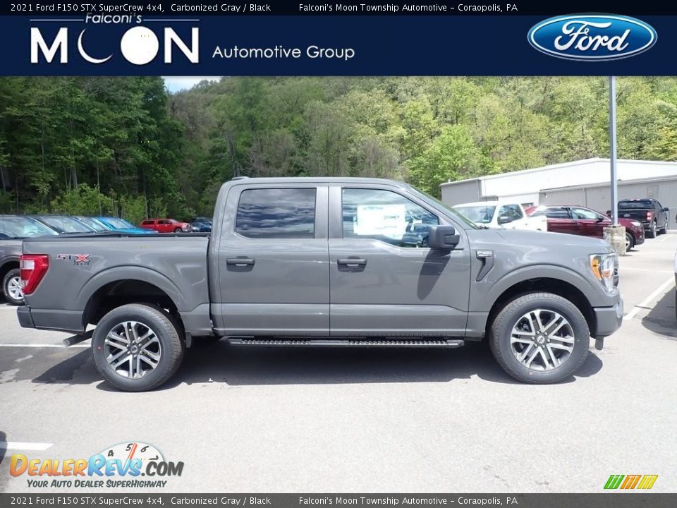 2021 Ford F150 STX SuperCrew 4x4 Carbonized Gray / Black Photo #1