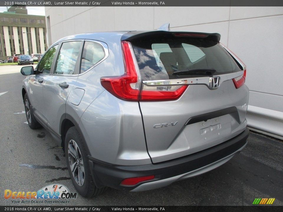 2018 Honda CR-V LX AWD Lunar Silver Metallic / Gray Photo #3