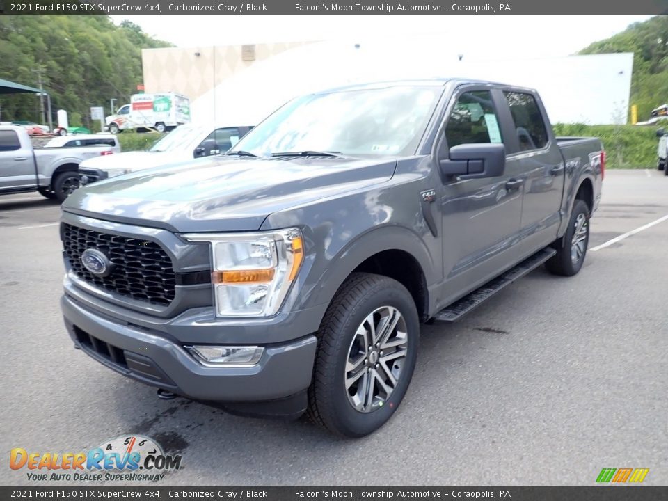 2021 Ford F150 STX SuperCrew 4x4 Carbonized Gray / Black Photo #4