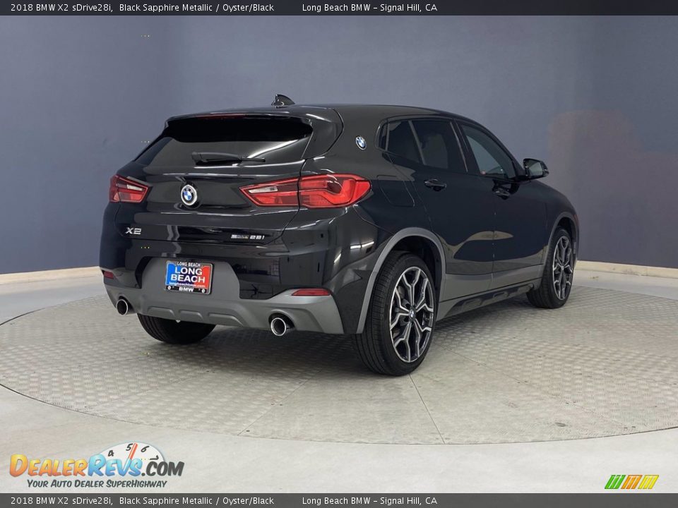 2018 BMW X2 sDrive28i Black Sapphire Metallic / Oyster/Black Photo #5