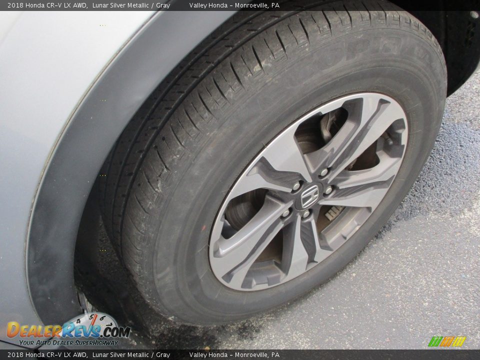 2018 Honda CR-V LX AWD Lunar Silver Metallic / Gray Photo #6