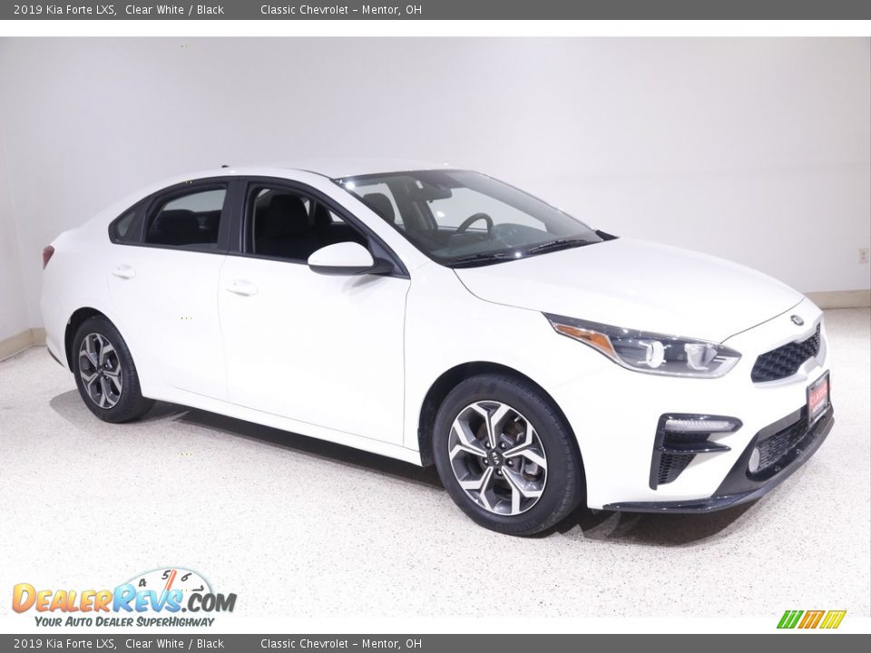 2019 Kia Forte LXS Clear White / Black Photo #1