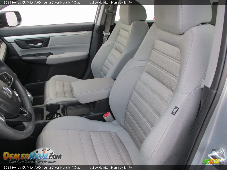 2018 Honda CR-V LX AWD Lunar Silver Metallic / Gray Photo #11