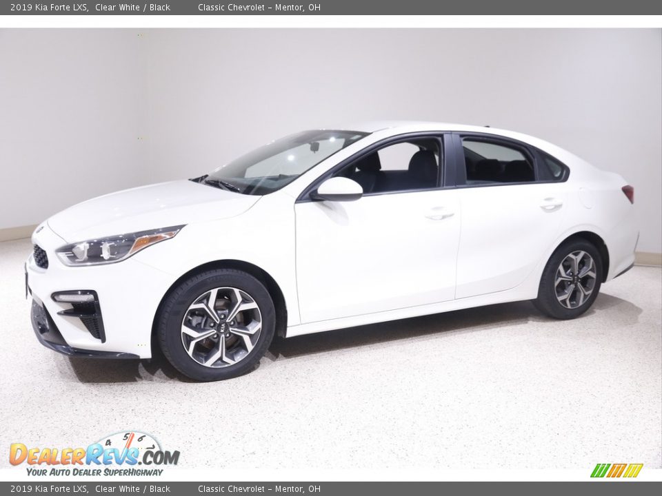 2019 Kia Forte LXS Clear White / Black Photo #3