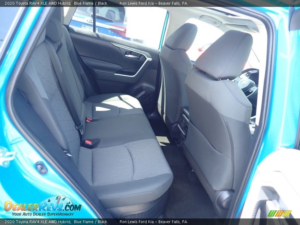 2020 Toyota RAV4 XLE AWD Hybrid Blue Flame / Black Photo #12