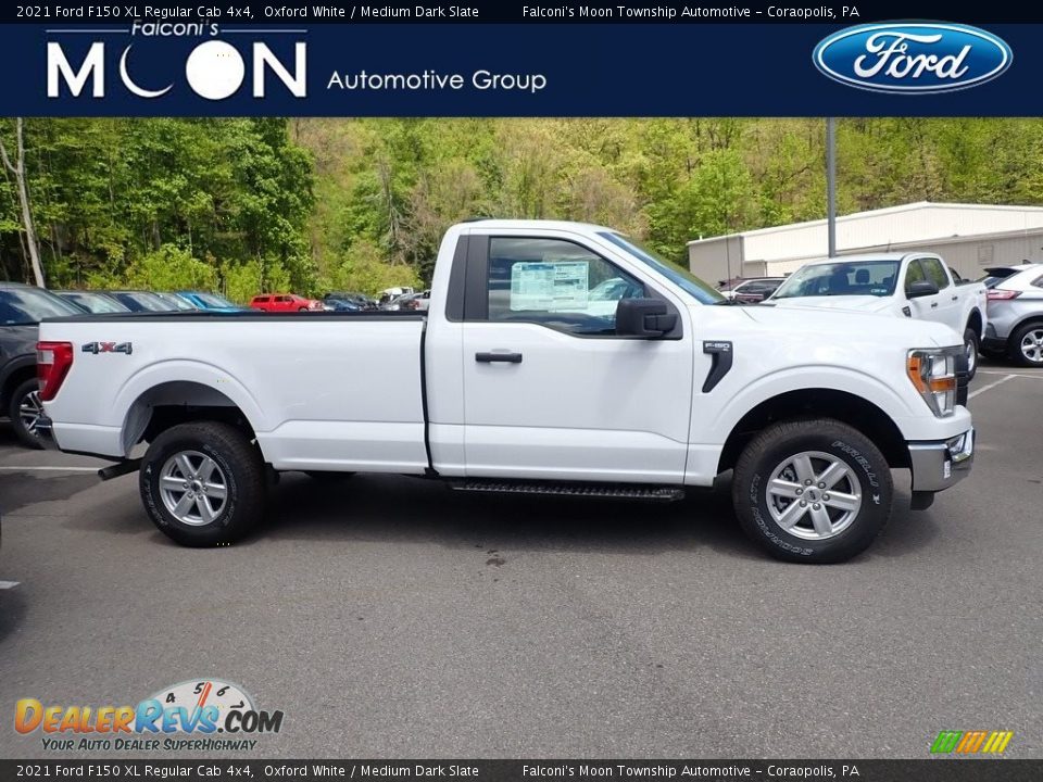 2021 Ford F150 XL Regular Cab 4x4 Oxford White / Medium Dark Slate Photo #1