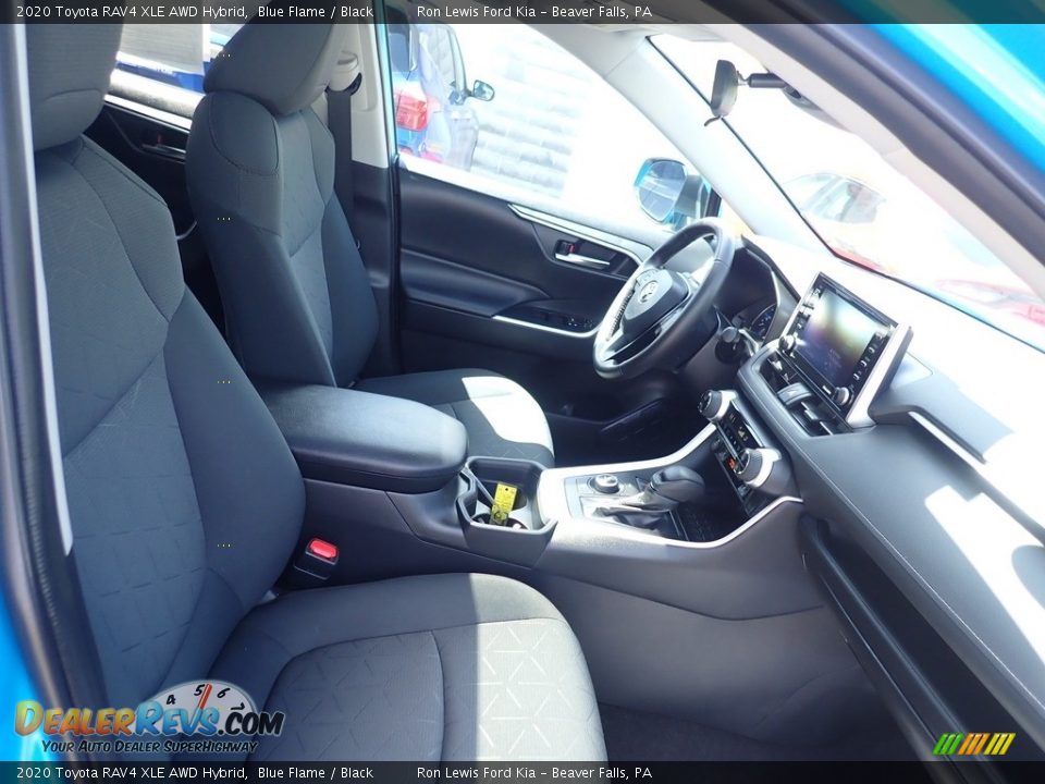 2020 Toyota RAV4 XLE AWD Hybrid Blue Flame / Black Photo #13