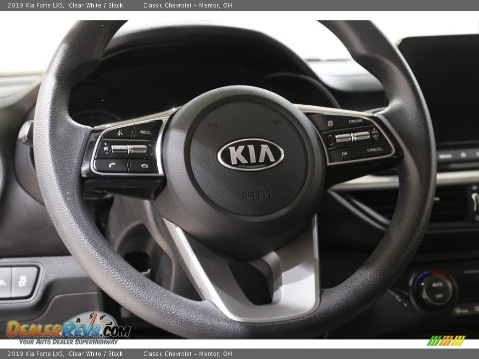 2019 Kia Forte LXS Clear White / Black Photo #7