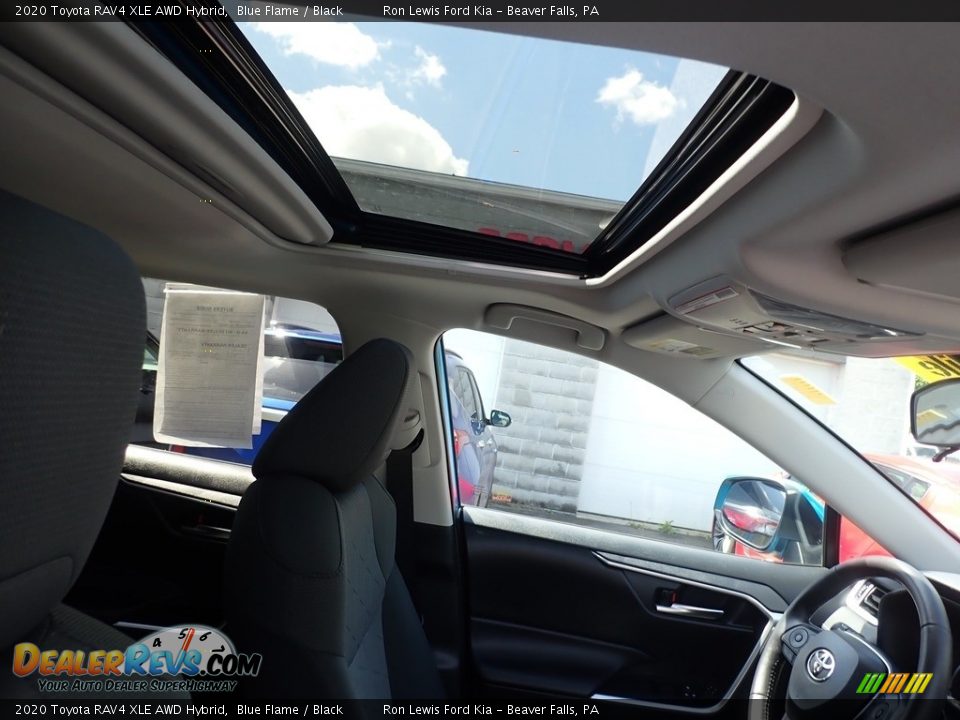 2020 Toyota RAV4 XLE AWD Hybrid Blue Flame / Black Photo #14